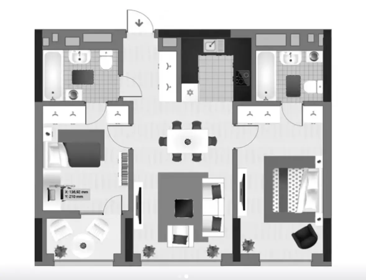 Фото Selling a 3-room apartment, 67.7 sq.m., Zarichna Street 6к4 Kyiv, price: 125000 $, code 8271