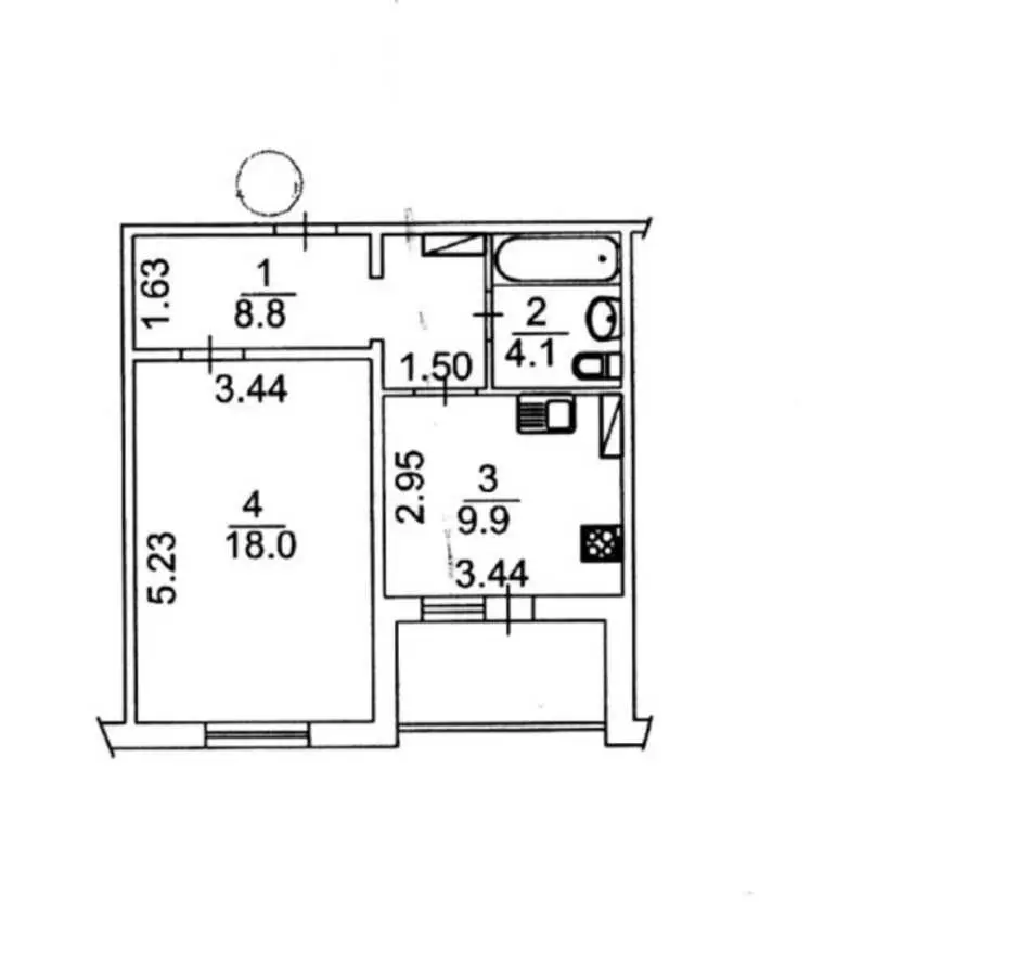 Фото Продаю 1-комнатную квартиру, 43.3 кв. м, Урловская ул.  Киев, цена: 60000 USD, код 8315