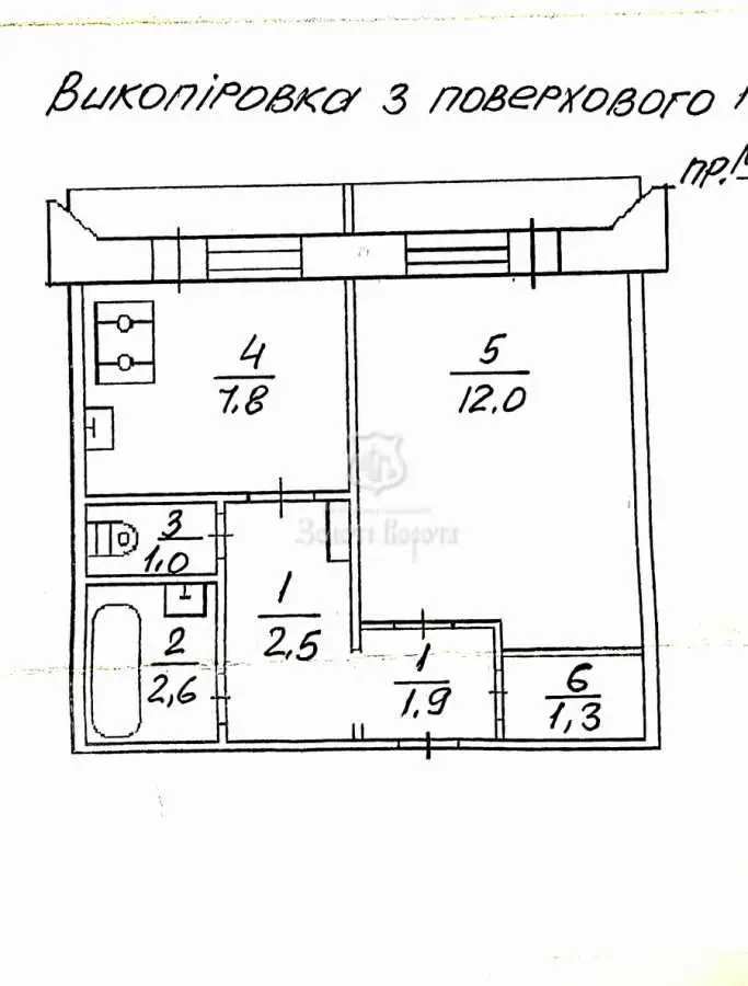 Фото Selling a 1-room apartment, 30.9 sq.m., Volodymyra Zhabotynskoho street (Muromska Street)  Kyiv, price: 34500 USD, code 8419