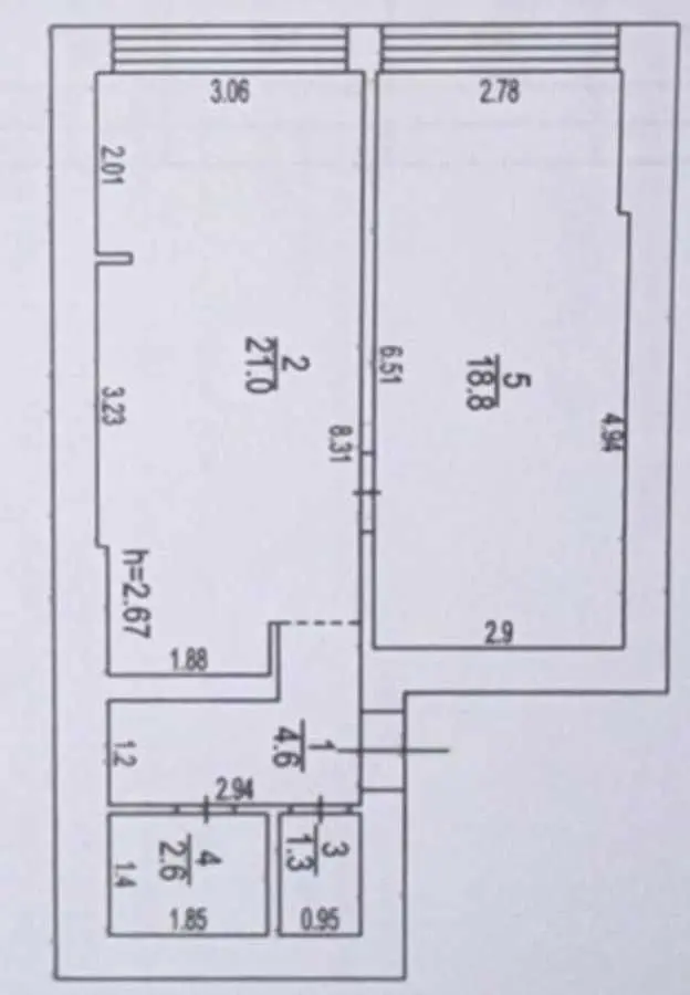 Фото Продаю 1-комнатную квартиру, 48.3 кв. м, Гнатюка пер. (Гайдара)  Ирпень, цена: 76500 USD, код 8459