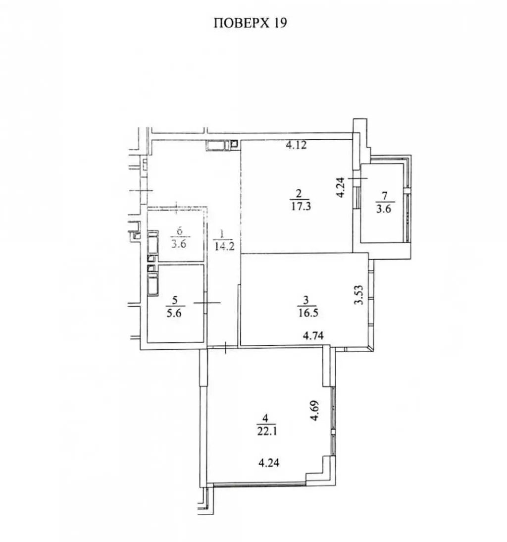 Фото Selling a 2-room apartment, 82.9 sq.m., Andriia Verkhohliada Street (Mykhaila Drahomyrova Street)  Kyiv, price: 254000 USD, code 8537