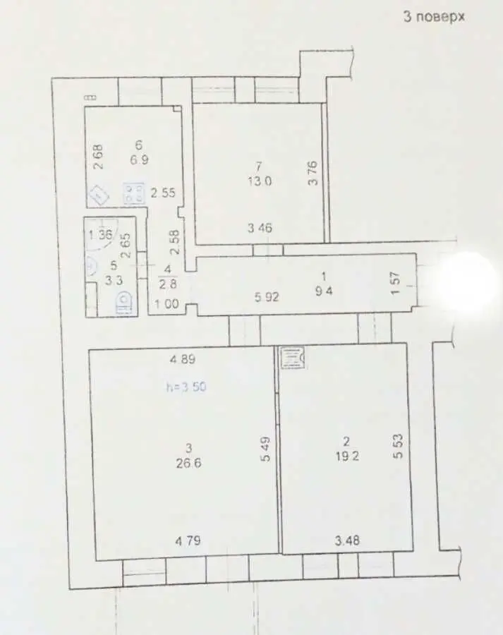 Фото Selling a 3-room apartment, 82.7 sq.m., Velyka Vasylkivska Street 79 Kyiv, price: 149000 USD, code 8611