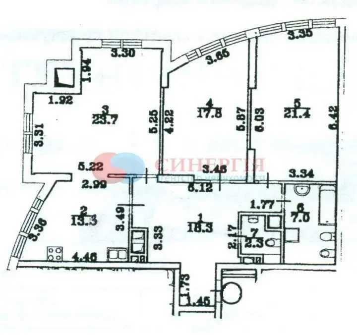 Фото Selling a 3-room apartment, 104 sq.m., Dmytrivska Street 80 Kyiv, price: 189000 USD, code 8612