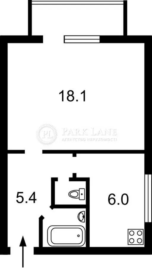 Фото Продаю 1-комнатную квартиру, 33 кв. м, Энтузиастов ул. 3/1 Киев, цена: 65000 USD, код 8695