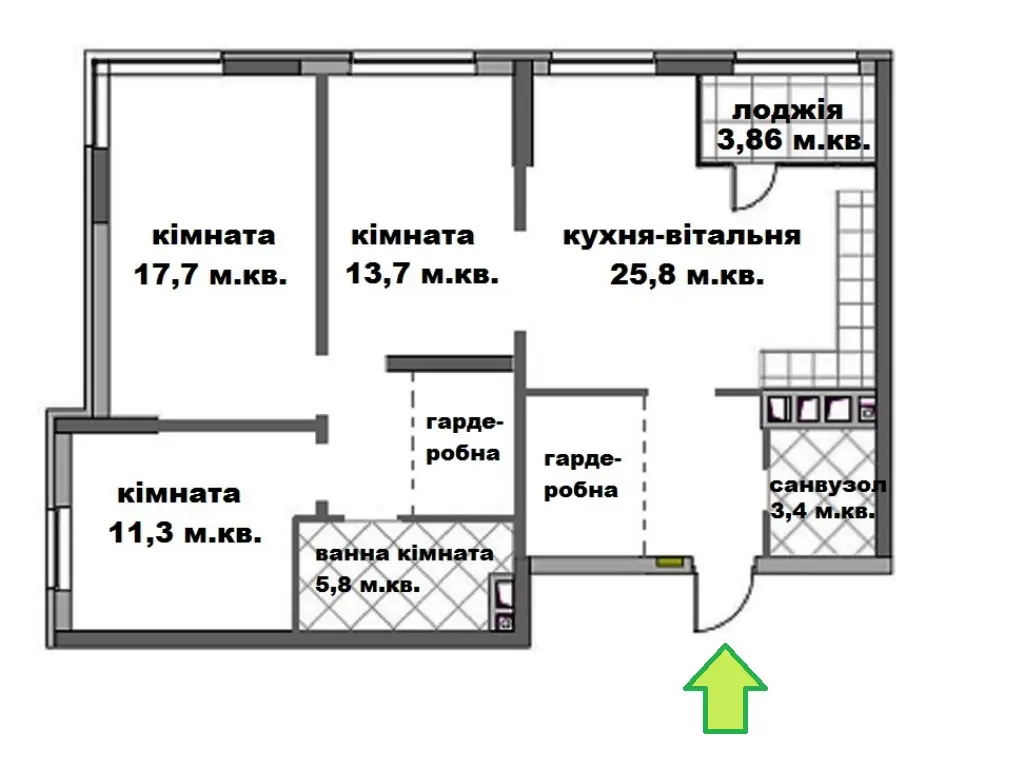 Фото Продаю 3 кімнатну квартиру, 96 кв. м, Євгена Сверстюка вул. 6д Київ, ціна: 230000 $, код 8710