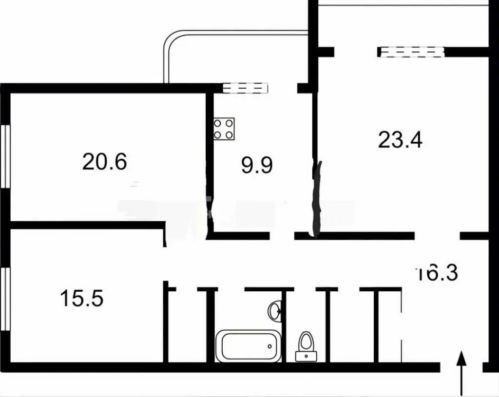 Фото Selling a 3-room apartment, 95.3 sq.m., Staronavodnytska Street  Kyiv, price: 169000 USD, code 8781