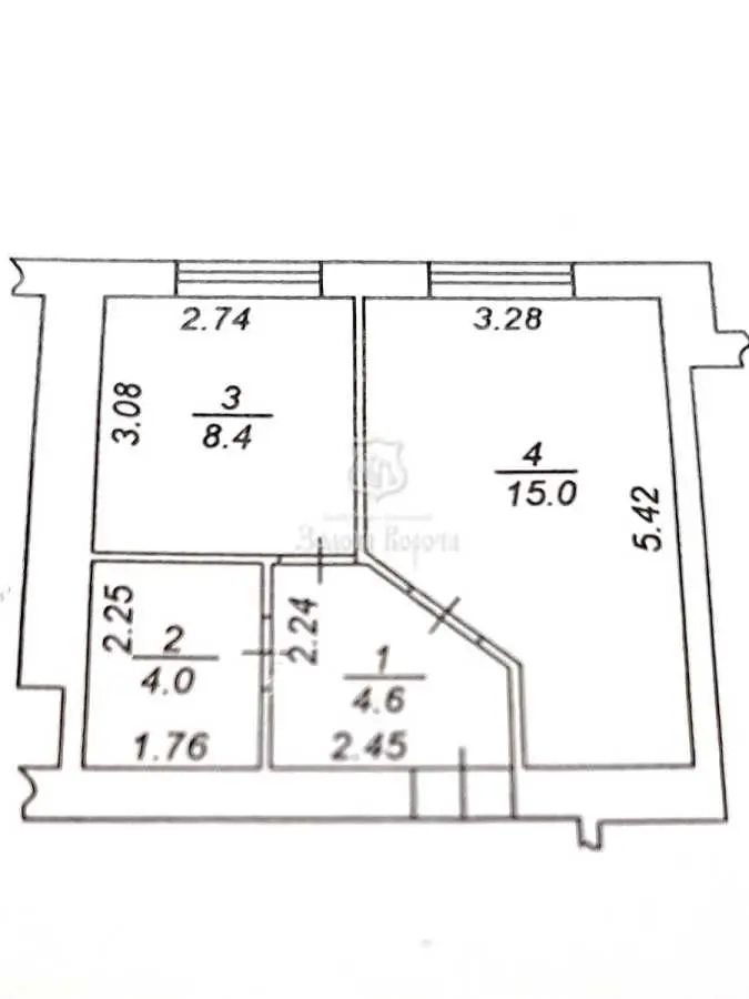 Фото Продаю 1-комнатную квартиру, 32 кв. м, Молодёжная ул. 30а Вишнёвое, цена: 60000 USD, код 9023