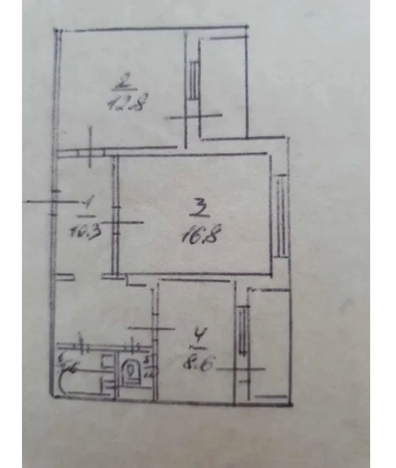 Фото Selling a 2-room apartment, 56 sq.m., Teremkivska Street 3 Kyiv, price: 76000 $, code 9046