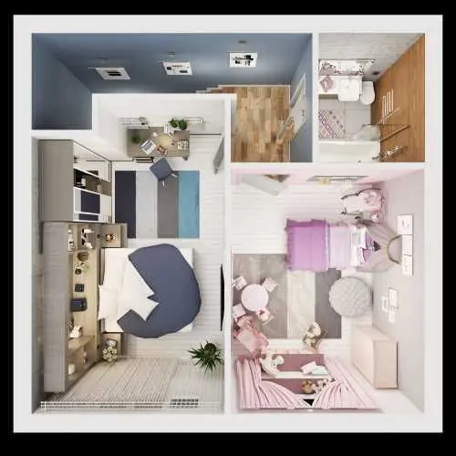 Фото Selling a 2-room apartment, 74 sq.m., Yasna street  Boryspil, price: 52000 USD, code 9181