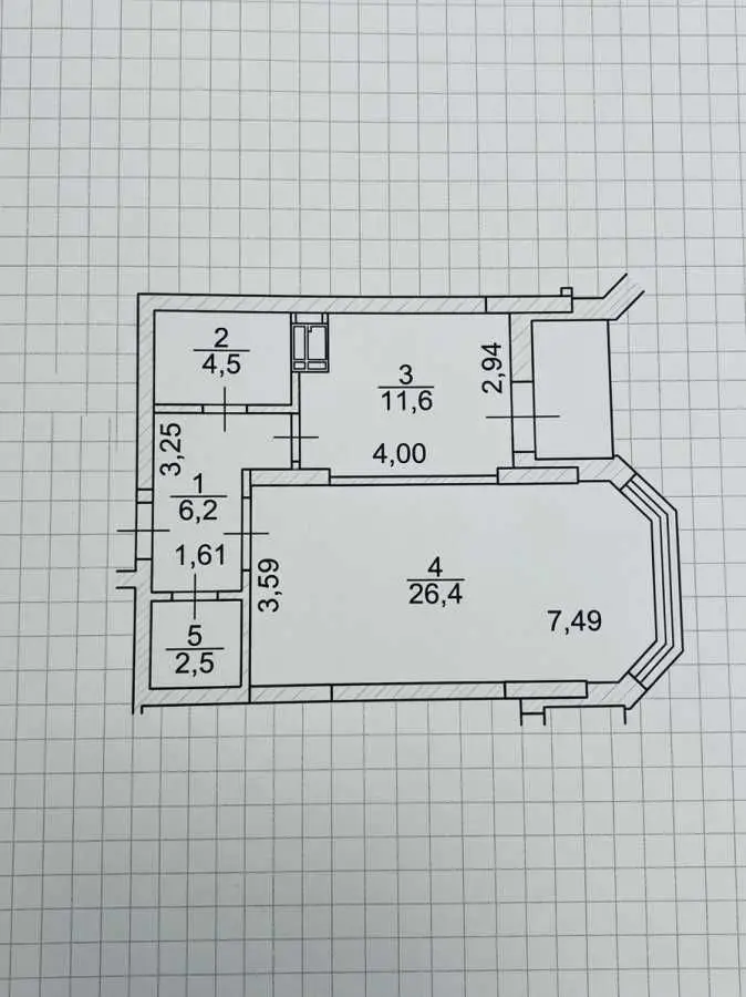 Фото Selling a 1-room apartment, 52.9 sq.m., Yevhena Konovaltsia Street (Schorsa Street) 34А Kyiv, price: 149800 USD, code 9202