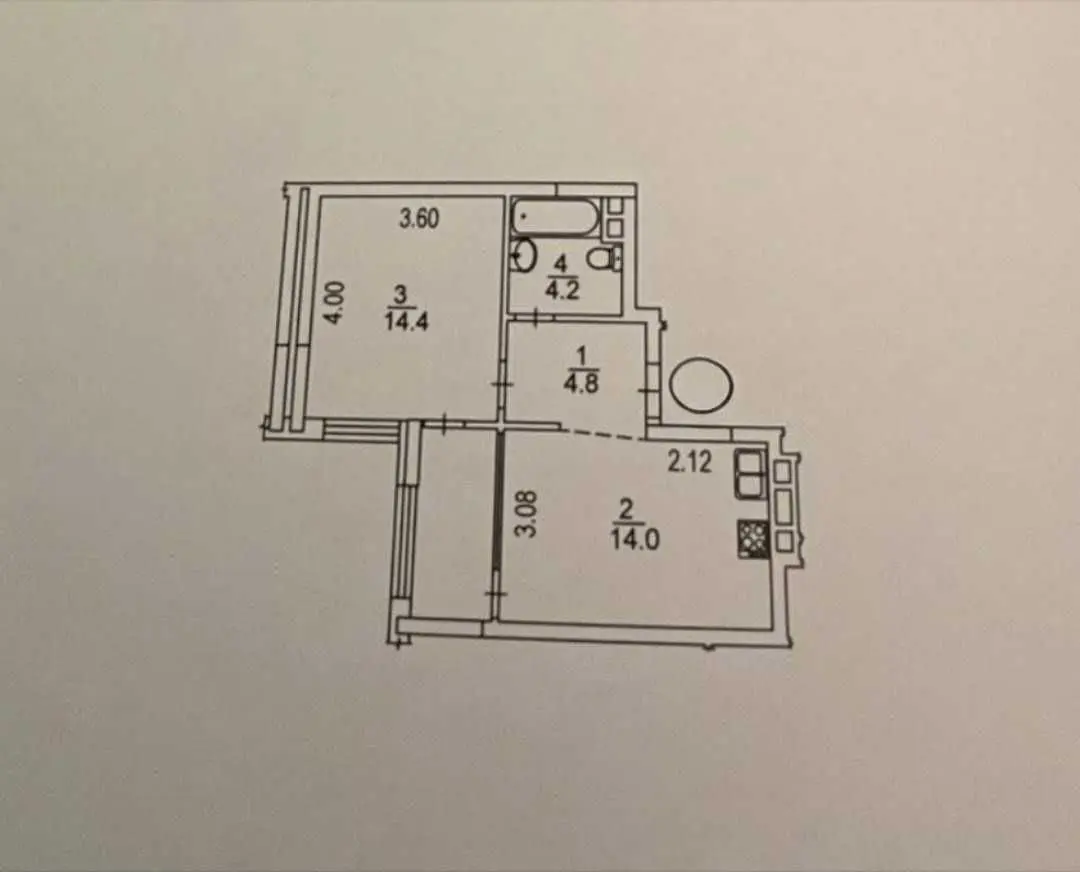 Фото Selling a 1-room apartment, 42 sq.m., Ivana Vyhovskoho street (Marshala Hrechka Street)  Kyiv, price: 113000 USD, code 9228