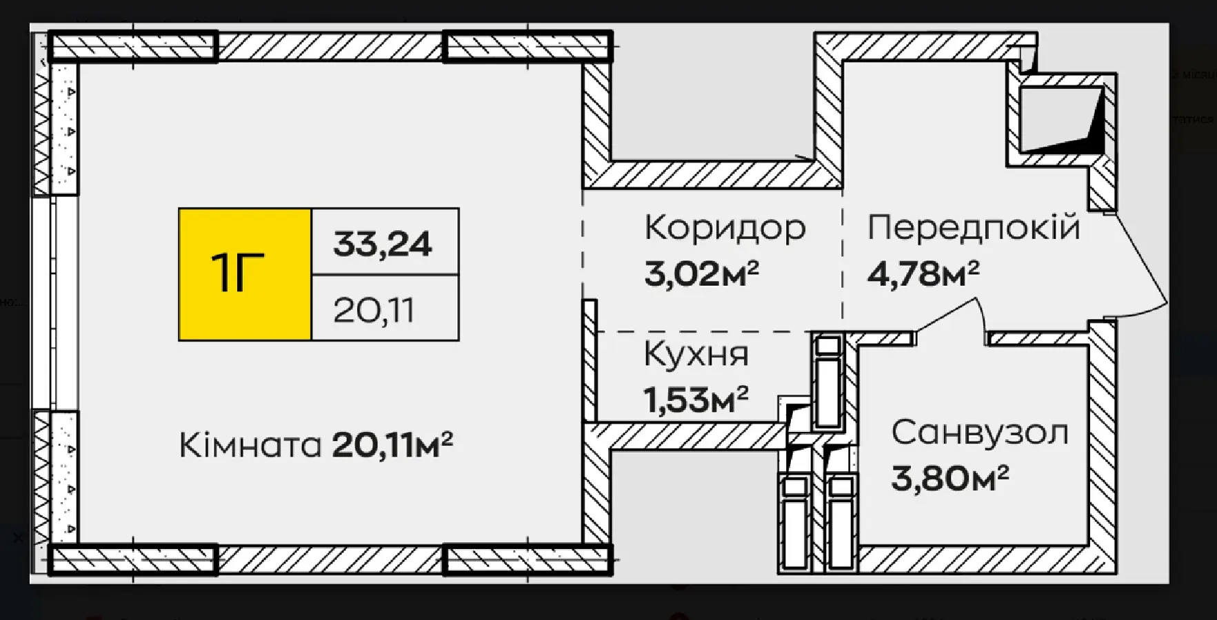 Фото Продаю 1 кімнатну квартиру, 33 кв. м, Івана Кочерги вул.  Київ, ціна: 48000 $, код 9259