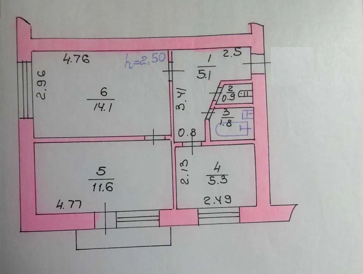 Фото Selling a 2-room apartment, 41 sq.m., Irpin, price: 37000 USD, code 9272