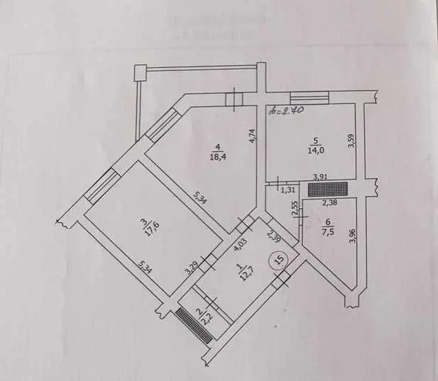 Фото Продаю 2 кімнатну квартиру, 75 кв. м, Шевченка вул.  Бориспіль, ціна: 90000 USD, код 9314