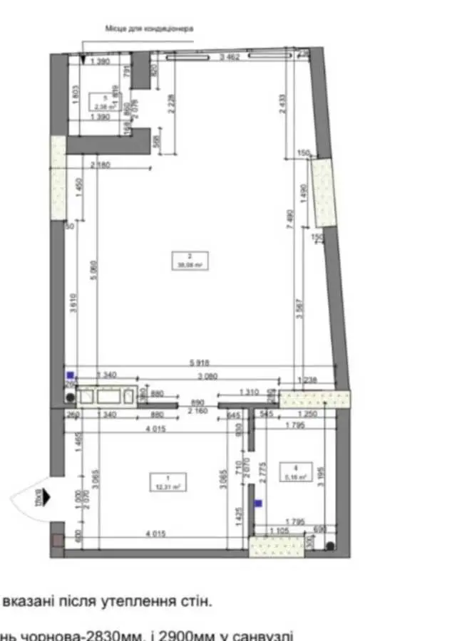 Фото Продаю 1 кімнатну квартиру, 54 кв. м, Миколи Міхновського бульв. (Дружби Народів)  Київ, ціна: 135000 USD, код 9393