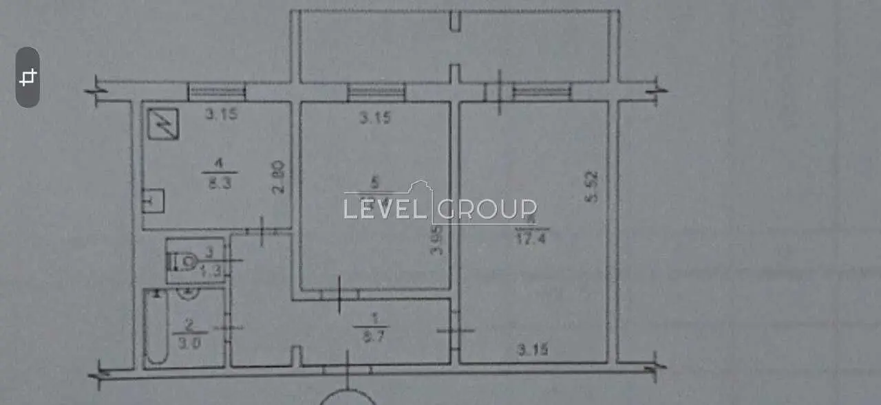 Фото Продаю 2-комнатную квартиру, 55.1 кв. м, Академика Глушкова просп. 13 Киев, цена: 66000 USD, код 9544
