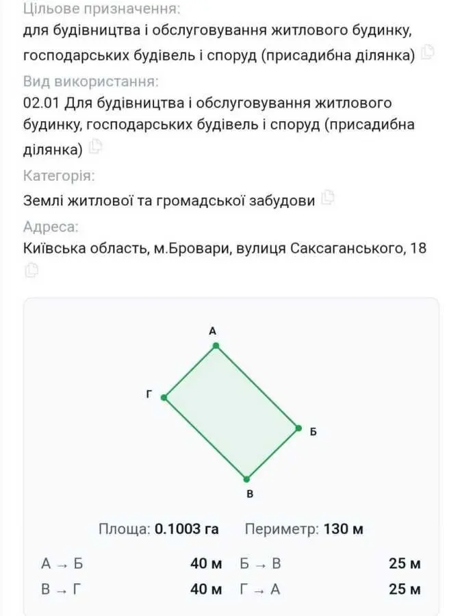 Фото Selling a land plot, Brovary, price: 25000 USD, code 9593