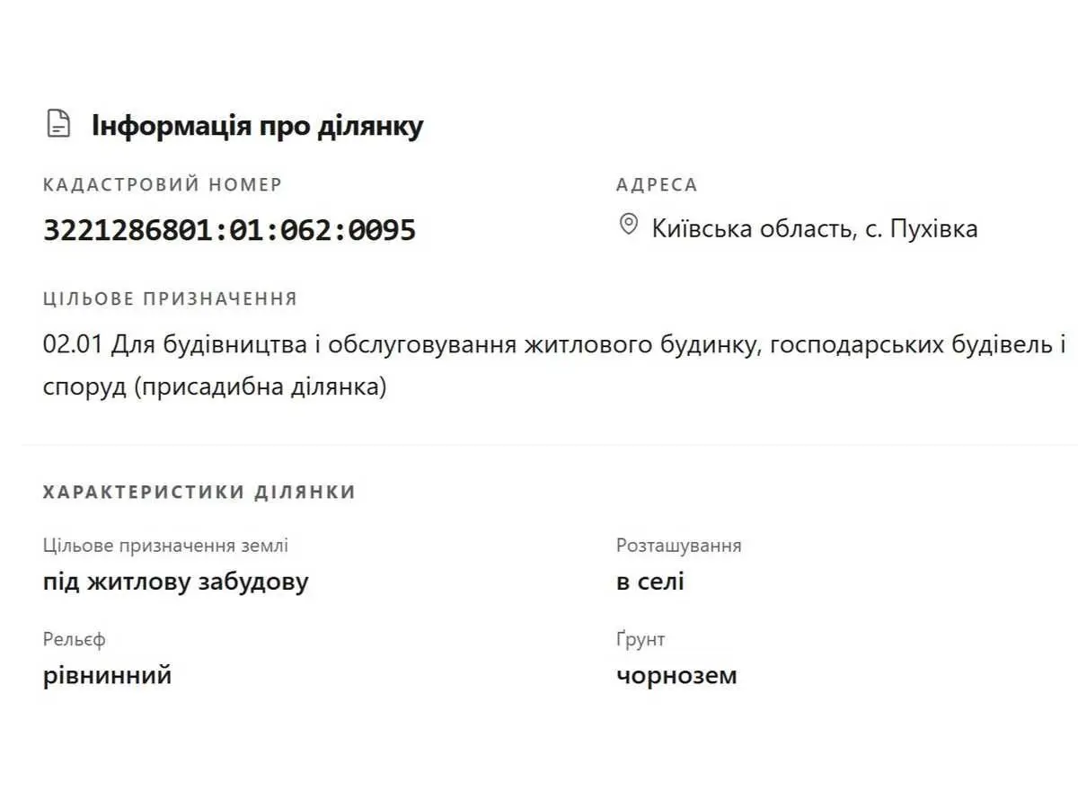Фото Selling a land plot, Pukhivka, price: 10000 USD, code 9624