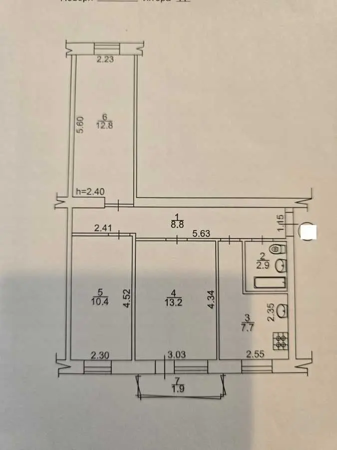 Фото Продаю 3 кімнатну квартиру, 58 кв. м, Олени Теліги вул.  Київ, ціна: 66000 USD, код 9649
