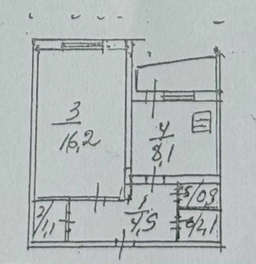 Фото Продаю 1 кімнатну квартиру, 35 кв. м, Оболонський просп. 14А Київ, ціна: 58000 USD, код 9662