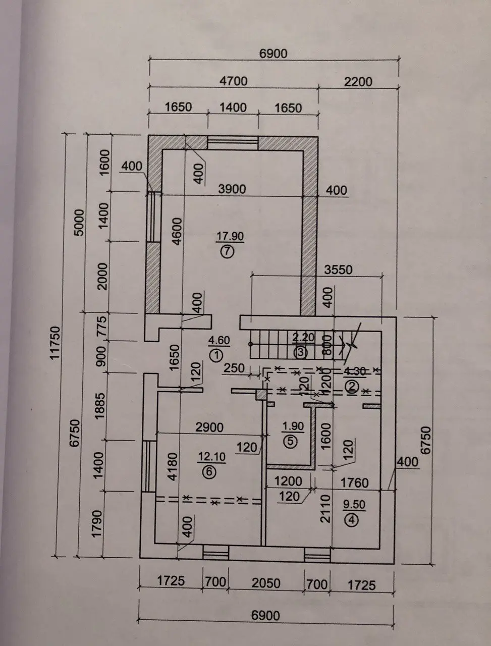 Фото Selling a house, 110 sq.m., Lyubomyra Huzara street (Osypenka Street)  Bila Tserkva, price: 42000 $, code 9872