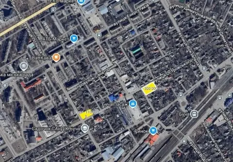 Кутова ділянка 13 соток в Бучі вул.Островського — фото 3