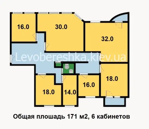 rent office Kyiv Dniprovskyi Livoberezhnyi-masyv Mykilsko-Slobidska Street 2б