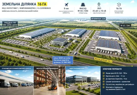 продаж ділянки Бориспіль